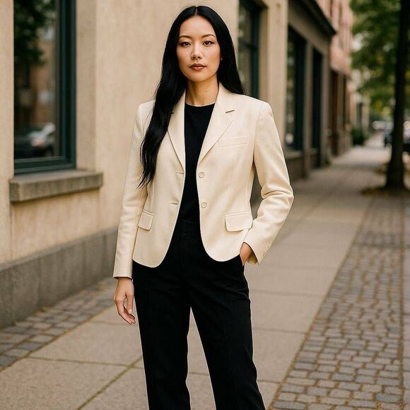 Pendleton Two Button Virgin Wool Blazer - Picture 2 of 7